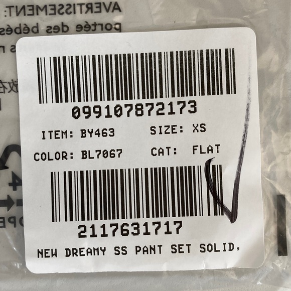 J. Crew Dreamy cotton-blend short-sleeve pajama pant set XS MONOGRAMMED - Picture 8 of 8